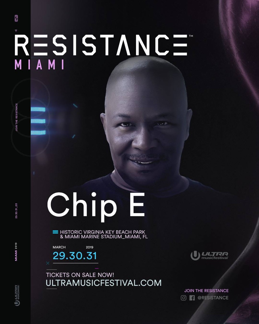 Chip E. Resistance Miami poster